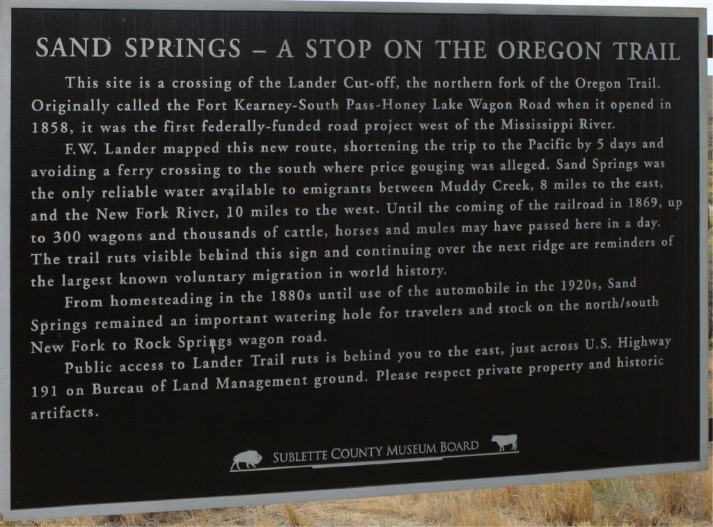 Sand Springs Sign